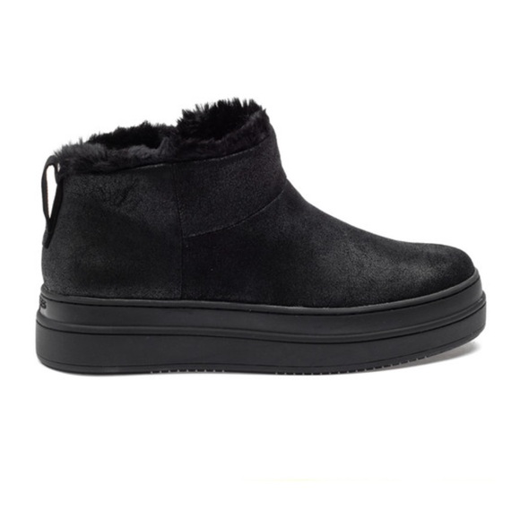 J/SLIDES Shoes - NWT J/SLIDES NIA Black Metallic Brushed Suede